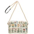thumbnail image 2 of FORMRS Women Crossbody Purse with Chain Strap Vegan Leather Shoulder Handbag, Red Floral, 2 of 7