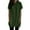 Army Green*, variant on RUTAYY Women Summer Casual Short Sleeve Solid Color Hooded Long Double Pocket Tshirt Tops Elegant Chic Tshirts