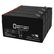 6V 1.3Ah Vickers Oxyscale Oxygen Monitor Oc681 Medical Battery - 4 Pack