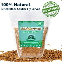 RIDWIND Dried Black Solidier Fly Larvae 5Lbs High-Protein BSF Larvae Chicken Treats Non-GMO BSFL for Chickens Hens, Ducks Wild Birds