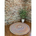 thumbnail image 5 of "Capel American Heritage 7' Round Braided Area Rug - Cinnamon Color Indoor Traditional Rug for Living Room", 5 of 5