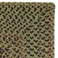 thumbnail image 2 of 10' x 13' Green and Red All Purpose Handcrafted Reversible Rectangle Area Throw Rug, 2 of 2