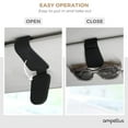 thumbnail image 3 of Magnetic Eyeglass Holder Sunglass Holder for Car, Car Accessories Premium Full Leather Magnetic Sunglass Holder for Car Visor Clip, Car Glasses Holder Sun Visor Organizer, 3 of 5
