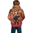 thumbnail image 5 of My Hero Academia Bakugo Katsuki Kids' Hoodie 3d Print Sweatshirt Soft Pullover Hooded With Big Pockets For Boys Or Girls Large, 5 of 8