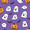 Halloween Ghosts Purple, variant on Yayeee Tablecloths for Rectangular Tables 54 x 54 inch Party Table Cover, Halloween Ghosts Purple