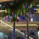thumbnail image 5 of 1/2/3/4 Set LED Meteor Shower Lights Fairy String Lights Christmas Holiday Snow Falling Icicle Cascading Lighting Home Wedding, 5 of 5