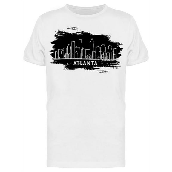 Atlanta Usa Skyline T-Shirt Men -Image by Shutterstock, Male 3X-Large