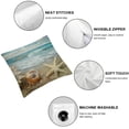 thumbnail image 6 of Chilfamy Beach Pillow Cover Summer Starfish Seashell on Beach Nautical Long Pillow Case with Zipper Decorative Bedding Pillowcase Coastal Pillow Covers Soft Cushion Pillow Case for Home,2pcs, 6 of 7