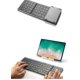 thumbnail image 5 of Teclado Bluetooth plegable, teclado inalámbrico plegable con teclado numérico, tableta con teclado recargable y multidispositivo (gris), 5 of 5
