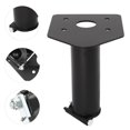 thumbnail image 2 of 5th Wheel Hitch Adapter, Valve Socket with Seal Kit, Adjustable Height 12"-17", Bolt-On Mounting for RV Camper Trailer, Durable Q235 Steel, 2 of 5