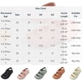 thumbnail image 4 of Asxite Toddler Sandals Closed Toe Hollow Soft Sole Grip Waterproof for Girls Shoes 3-8 Y, 4 of 5