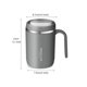 thumbnail image 2 of Taza de café con asa y tapas, taza de té aislada de acero inoxidable, 500ml, reutilizable for viajes escolares y oficina, 2 of 7