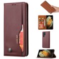 thumbnail image 1 of Nalacover Wallet Case for Samsung Galaxy S23 Ultra with Card Slots Holders Kickstand Magnetic Closure Cover, Premium PU Leather Soft TPU Shockproof Flip Folio Case for Samsung S23 Ultra,Winered, 1 of 6