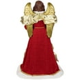 thumbnail image 5 of Northlight Commercial Size Angel Christmas Tree Topper with Wreath - 3' - Red and Green - Unlit, 5 of 8