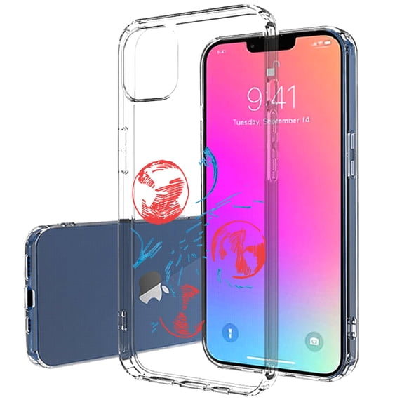TalkingCase Slim Case for Apple iPhone 13 Pro, Slim Thin Gel Tpu Cover, Earth 2 Print, Light Weight, Flexible, Soft, Anti-Scratch, Printed in USA