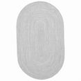 thumbnail image 2 of Superior Two-Toned Braided Indoor/ Outdoor Area Rug, Slate/ White, 5' x 8', 2 of 6