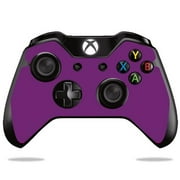 MightySkins MIXBONCO-Solid Purple Skin Decal Wrap for Microsoft Xbox One & One S Controller - Solid Purple