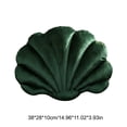 thumbnail image 3 of Partheme 15x11 in Soft Velvet Seashell Throw Pillow,Lint Free Shell Shape Cushion Decorative Accent for Sofa Couch Bed Living Room.Mother’s Day Coastal Gift and Beach House Decor Essential,Army Green, 3 of 6
