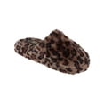 thumbnail image 2 of CTM  Plush Animal Print Slippers (Women), 2 of 5
