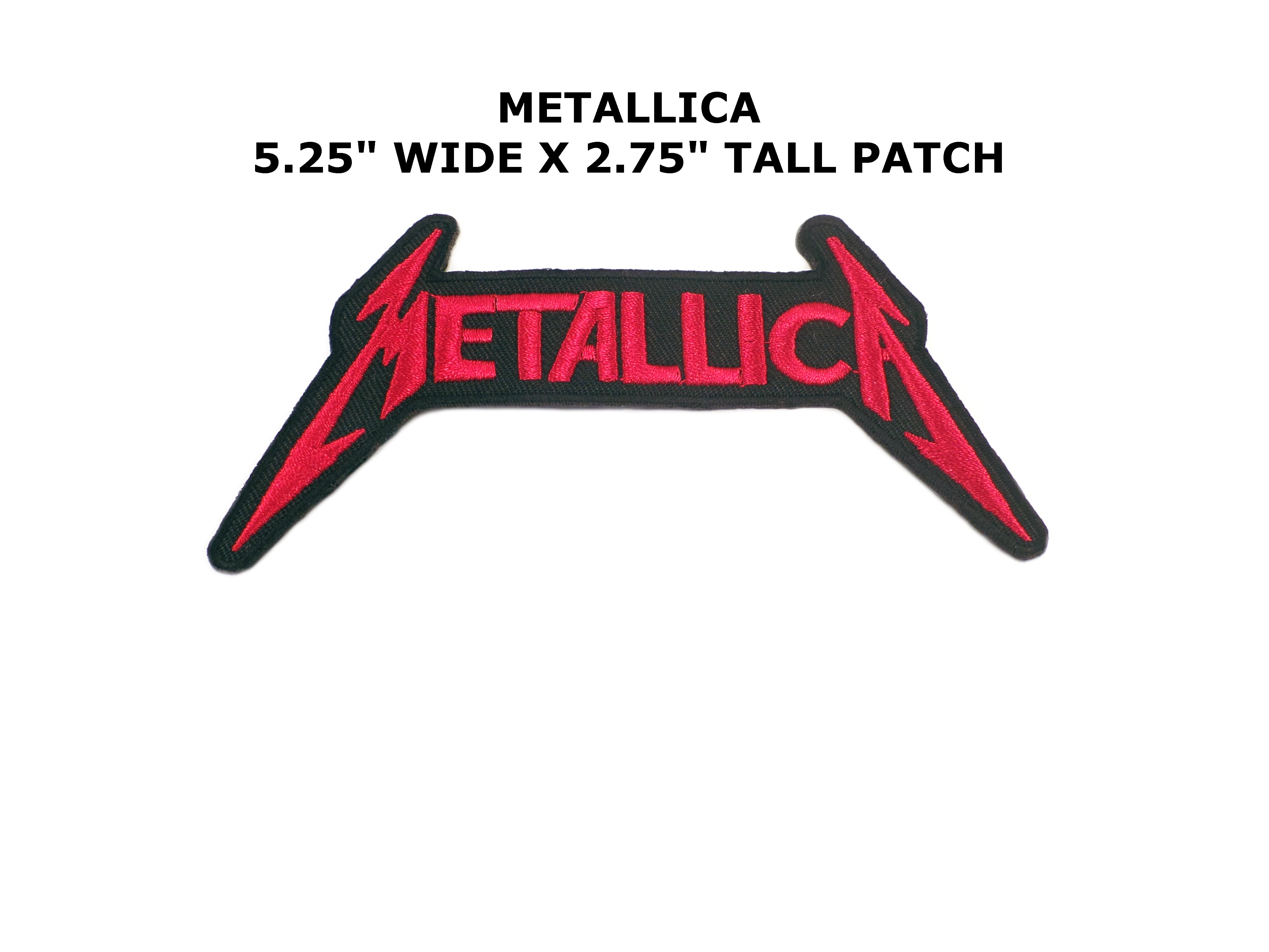Metallica Music Band Embroidered Iron On Sew On Patch Badge For Clothes Bags Etc 
