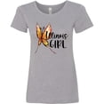 thumbnail image 3 of Inktastic Illinois Girl Butterfly Women's T-Shirt, 3 of 5