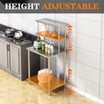 thumbnail image 4 of Stainless Steel Commercial Kitchen Prep & Work Table, Heavy Duty Kitchen Prep Table with Adjustable Shelf for Restaurant, Warehouse, 30 x 24 Inch, 4 of 7