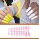 thumbnail image 3 of Uñas Postizas Largas Cortas Minnieouse Manicura Multicolor Rosa Claro, 3 of 5