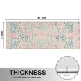 thumbnail image 5 of Kitchen Rugs Sets Of 2,Pink Floral Pattern Anti Fatigue Kitchen Mat Rugs Non Slip Washable,Decorative Kitchen Floor Mats for Kitchen,Sink,Laundry,17"X47", 5 of 5