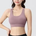 thumbnail image 2 of vigerkar High Impact Sports Bras for Women - Scoop Neck Strappy Sports Bra High Support Moulded Cup Workout Bra (Pink, M), 2 of 5