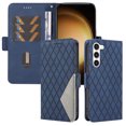 thumbnail image 2 of Feishell Flip Wallet Case for Samsung Galaxy A15,Premium PU Leather Full Protection Magnetic Clasp Folio Flip Kickstand ID Credit Card Slots Shock Absorption Wallet Phone Case,Blue, 2 of 11
