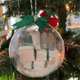 thumbnail image 2 of Bola de adorno navideño Decoraciones para árboles de Navidad Bola transparente Adorno para el hogar Bola colgante Regalo exquisito Caja de regalo, 2 of 5