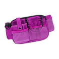 thumbnail image 2 of Yunhgft Multi Compartment Gear Pocket Nursing Organizer Belt Bag Apron Hip Bag Polyester Violet, 2 of 9