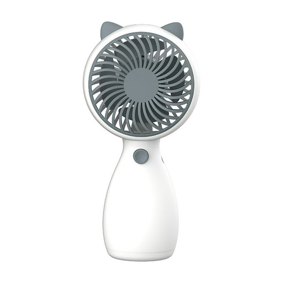 UttpKLBx Mini Portable Small Tower Fan 3 Speeds Personal Small Hand Fan Hand Fans Battery Operated Small Powerful Fan, for Room Bedroom Office Desk (White)
