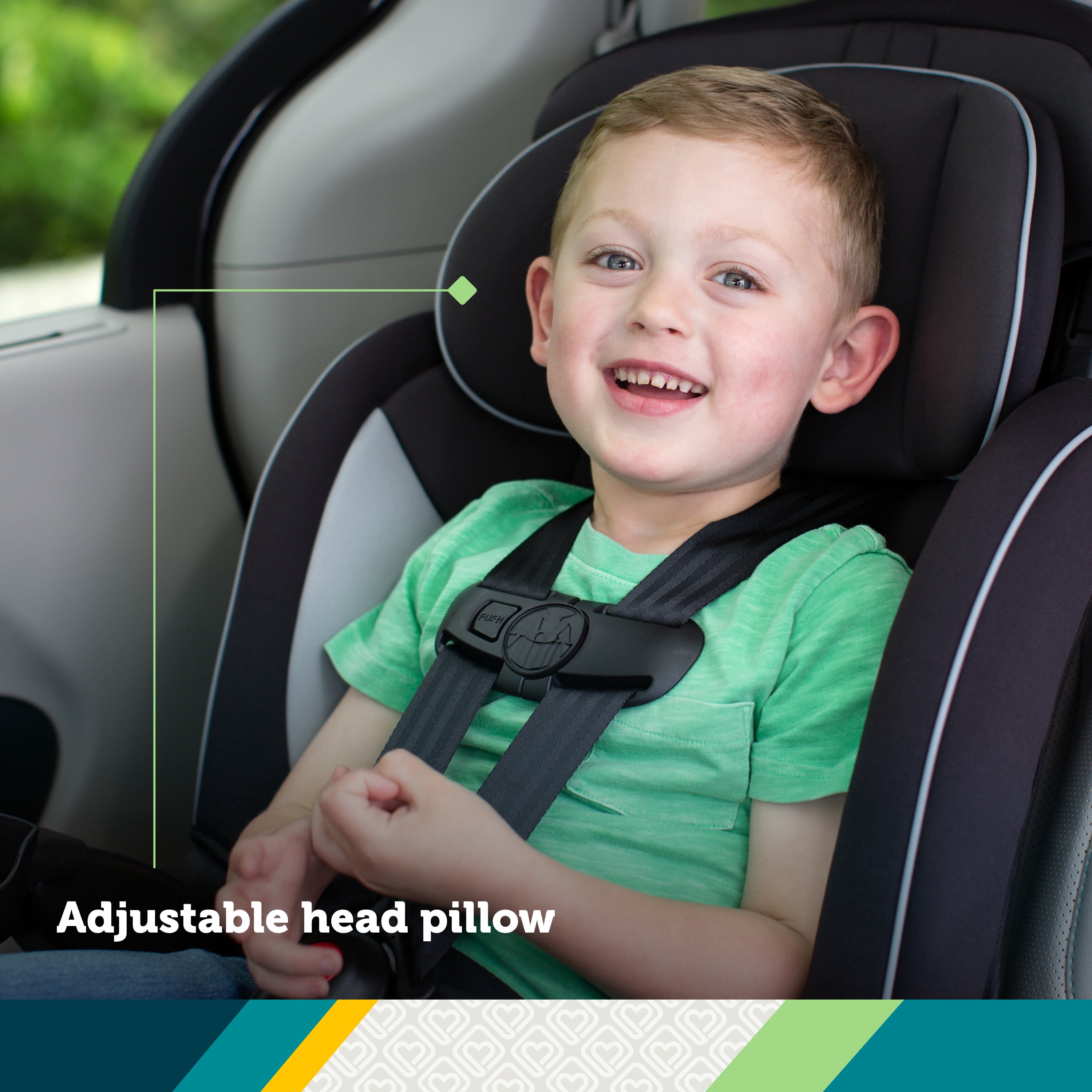 Safety 1st Grand 2-in-1 Booster Car Seat, Dunes Edge,Toddler, Unisex