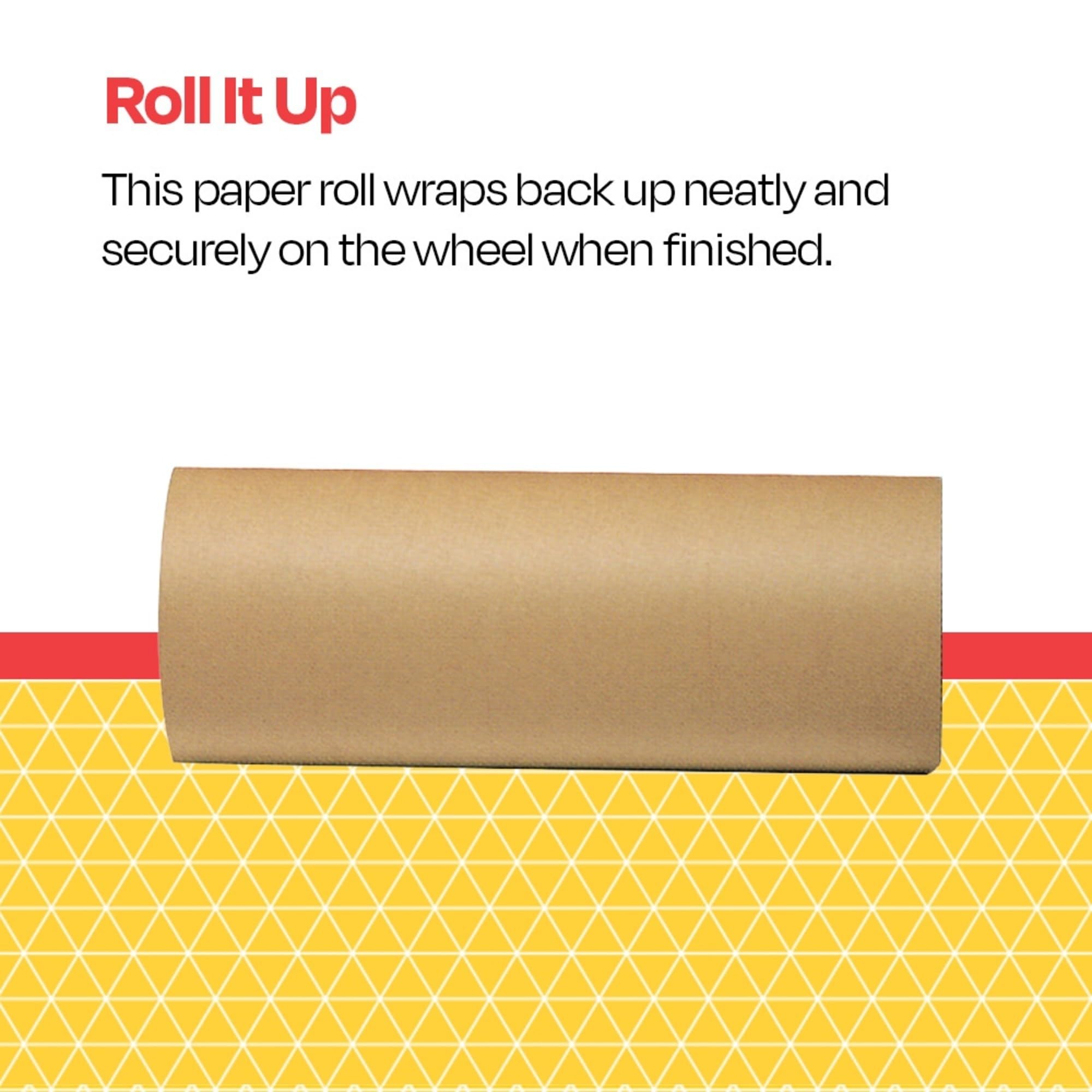 School Smart 085462 Heavy Weight Kraft Paper Roll - 50 Lbs. - 24 In. x 1000 Ft. - Brown