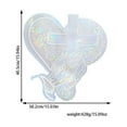thumbnail image 3 of Elegante Decoración de Pared En Forma de Corazón | Arte de Pared de Silicona con Símbolo de Manos Abrazadas | Diseño Holográfico para Armar | 1 Unidad, 3 of 6