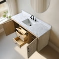 thumbnail image 3 of Vanity Art 60" Single Bathroom Vanity with Sink, Freestanding Bath Storage Cabinet with Engineered Marble Top, 3 of 4