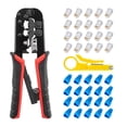 thumbnail image 4 of Crimpadora RJ45 RJ11 RJ45, herramienta de prensado, Cable LAN de red Ethernet, cortador, alicate pelador para 6P 8P RJ11 RJ12 RJ45, 4 of 5
