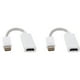 thumbnail image 1 of 2X Cable-1102-0.2 - Cable Adaptador Mini DVI A Hembra para (0,20 M)Blanco, 1 of 3