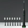 thumbnail image 5 of Byujiro Electric Toothbrush with 8 Brush Heads 6-speed Timer Toothbrush IPX7 with Charging Base, 5 of 9