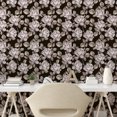 thumbnail image 2 of Ambesonne Floral Peel & Stick Wallpaper for Home, Flowery Pattern Cottagecore, 13"x72", Pale Sepia Purple Grey, 2 of 5