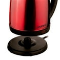 thumbnail image 4 of Courant 1.5 Liter Red Stainless Steel Cordless Electric Kettle with 360 Degree Rotational Body, 4 of 5