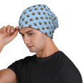 thumbnail image 3 of Gaeub German Shepherd Puppy Print Beanie Hats for Men Women,Winter Caps,Knit Cuffed Beanie,Cuffed Cap,Great for Winter Activities, 3 of 7