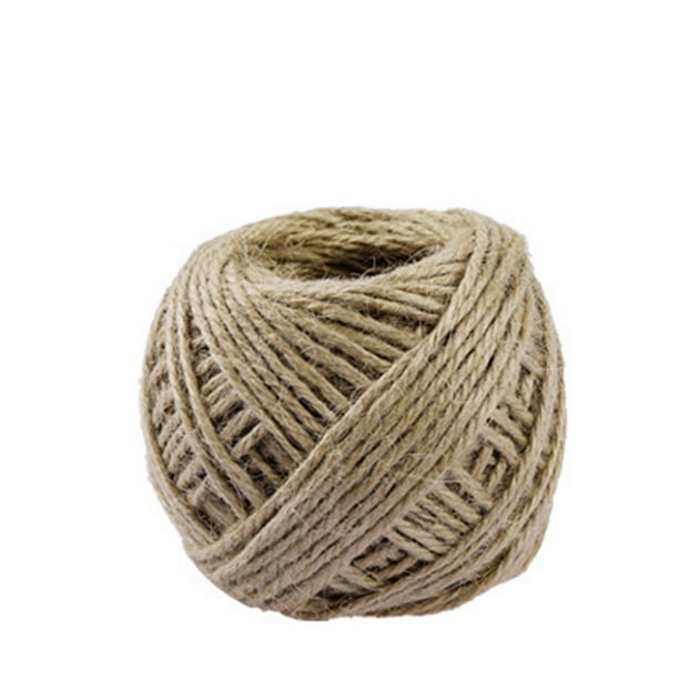 YUEHAO 40M Natural Brown Jute Hemp Rope Twine String Cord Shank Craft ...