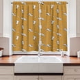 thumbnail image 2 of Ambesonne Rodeo Kitchen Curtains, Cow Skulls Arrows Feathers, 55"x45", Pale Coffee and White, 2 of 3
