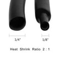 thumbnail image 4 of Heat Shrink Tubing 650pcs Black Heat Shrink Tubing 8 Sizes Ratio 2:1 Heat Shrink Tubing Kit, Black, 4 of 9