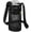 Black, variant on Mesh Water Bottle Holder with Adjustable Shoulder Strap and Pocket - Lightweight Carrier for Walking, Sports, Hiking, Camping