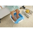 Homedics Compact Pro Vibrating Massage Foot Spa Collapsible, Space Saving, Uses Epsom Salt FB