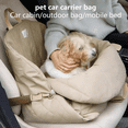 thumbnail image 6 of Portable Pet Carrier, Car-Safe Dog Travel Bag with Seat Cushion Support, Foldable Lightweight Design for Cars, Strollers, and Outings, Black, 6 of 6