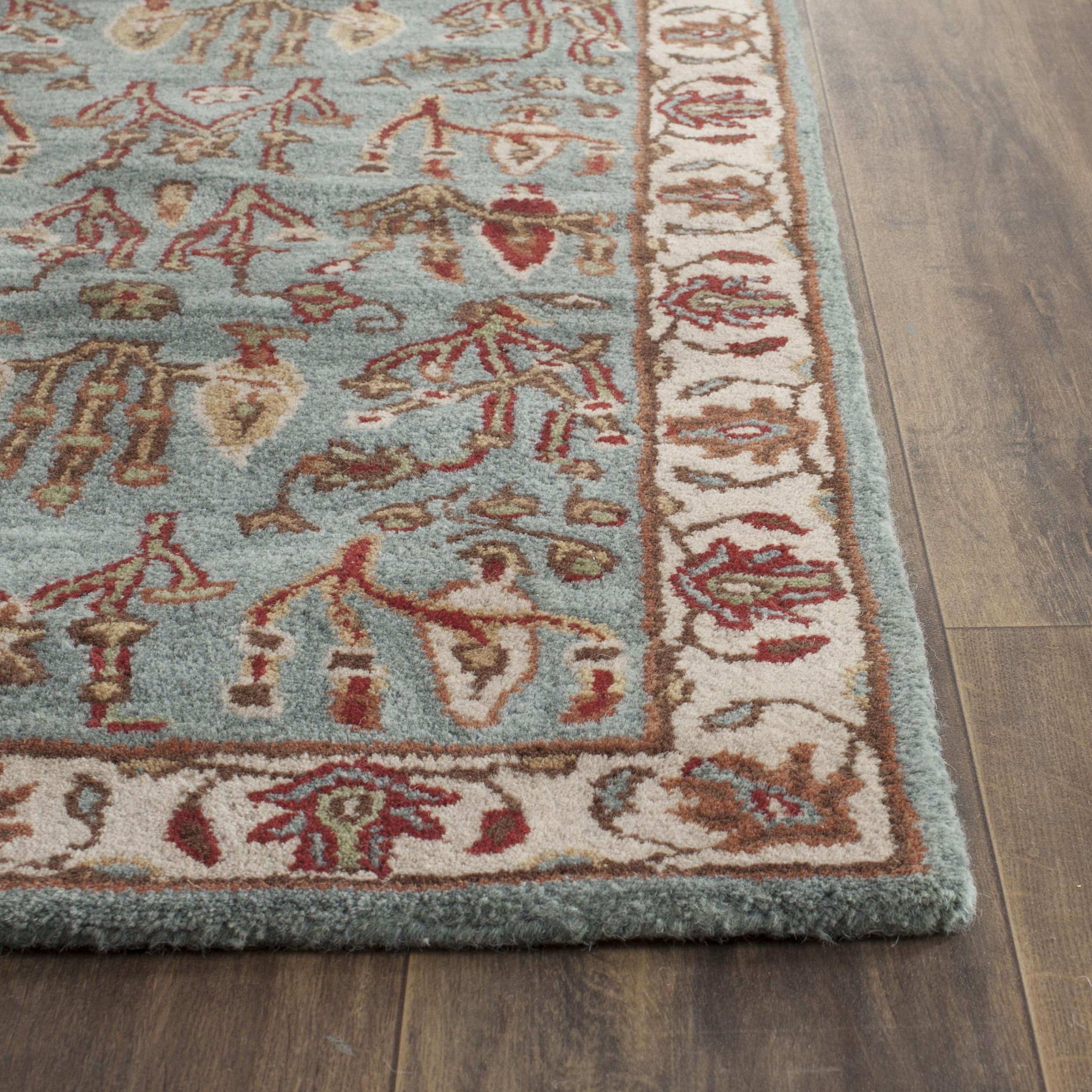 Safavieh Heritage Donette Oriental Wool Runner Rug, Blue/Ivory, 2'3" x 14'